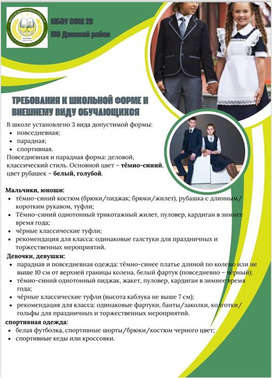 Изображения школьная формы для учащихся 1-4 классов.